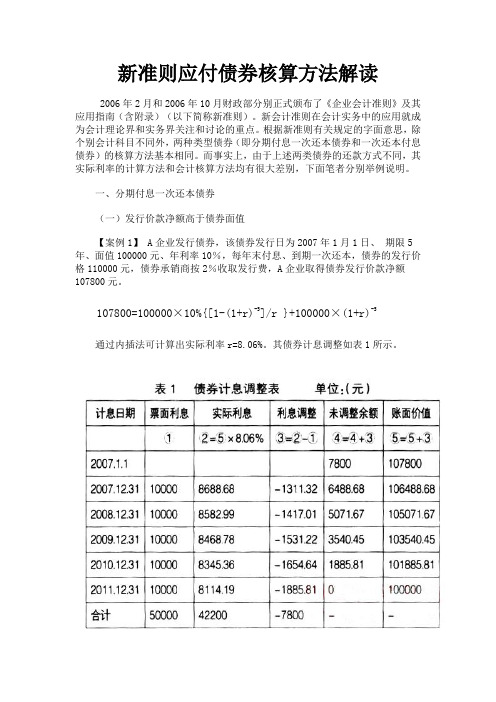 应付债券业务理解及会计处理