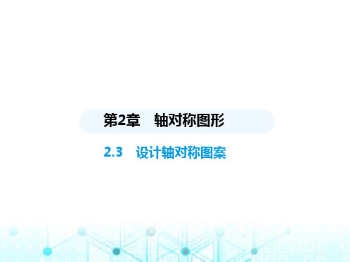 苏科版初中八年级数学上册2-3设计轴对称图案课件