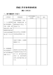 团建工作目标考核细则表