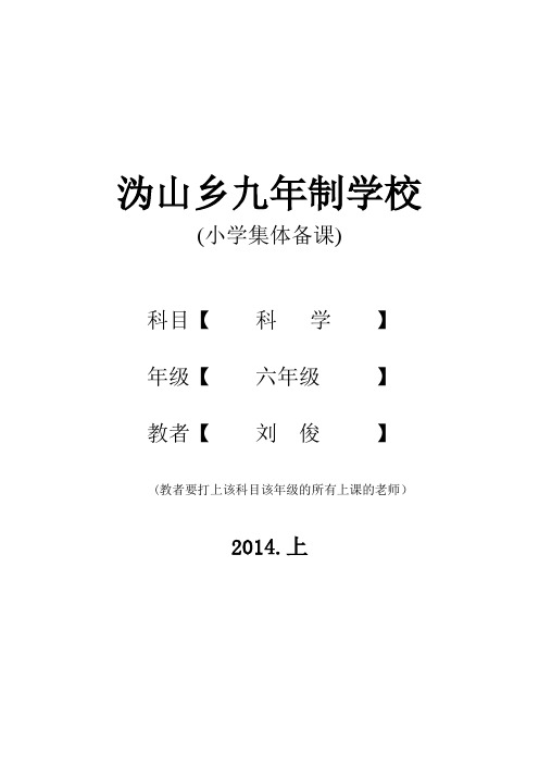 副科备课模板定稿(DOC)