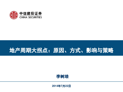 2014年房地产周期拐点,原因、方式、影响与策略