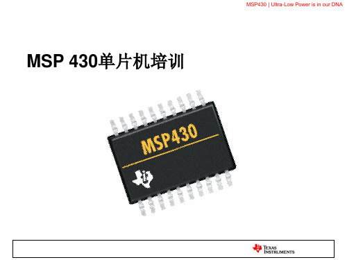 msp430单机简介