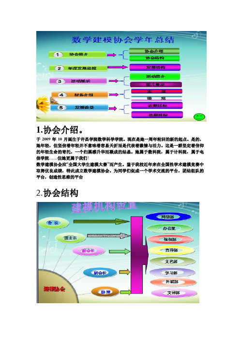 数学建模协会年度答辩