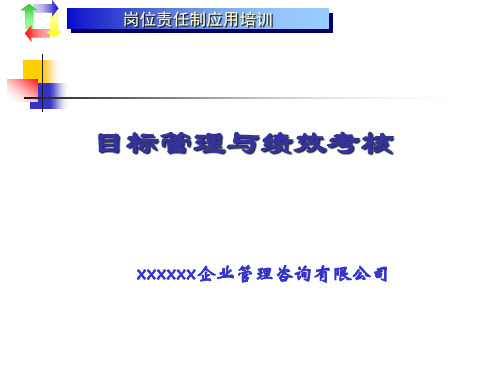 目标管理与绩效考核讲义(ppt 94页)