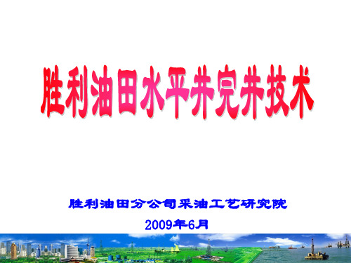 胜利油田水平井完井采油技术-叶金胜