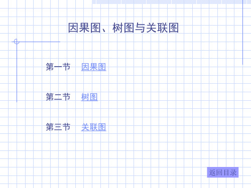 因果图、树图与关联图知识分析