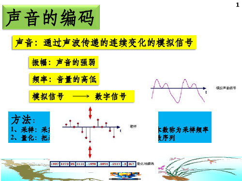 声音的数字化、进制转换