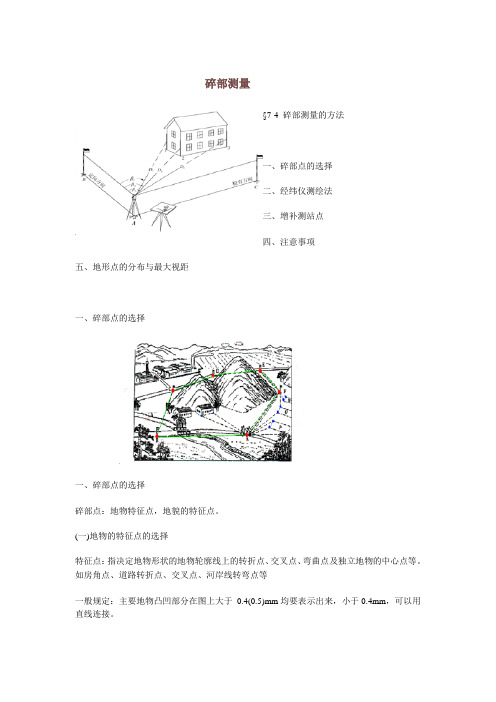 碎部测量