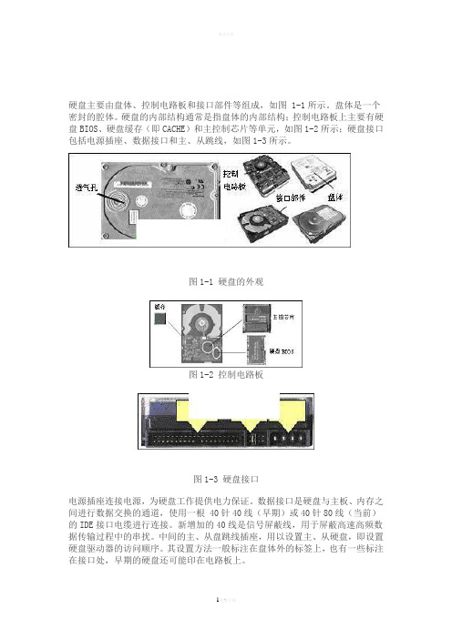 硬盘内部的硬件结构和工作原理