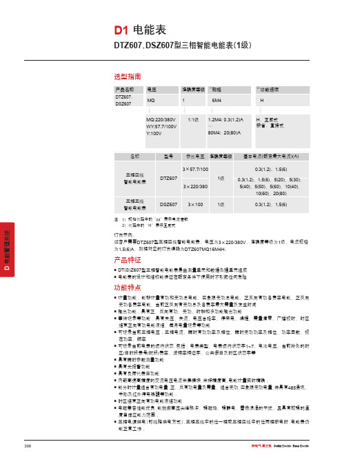 D1电能表——精选推荐