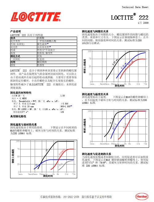 乐泰胶水222螺纹锁固胶