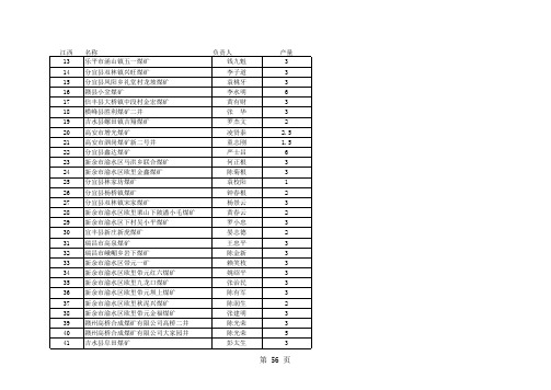 全国乡镇煤矿企业列表-02