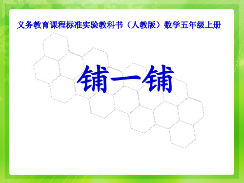 张玉人教版数学小学五年级上册第六单元铺一铺