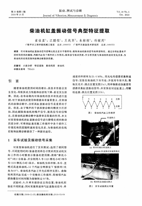 柴油机缸盖振动信号典型特征提取