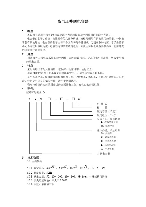 高压并联电容器