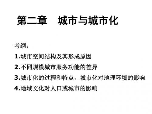 城市内部空间结构PPT课件27 人教课标版