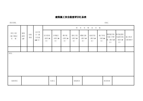 《建筑施工安全检查标准》JGJ59-2011(全套)