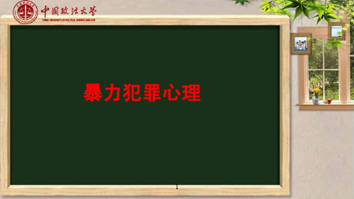 犯罪心理学2：暴力犯罪心理