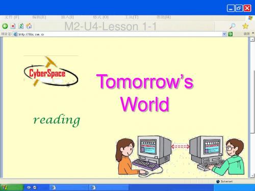 Unit 4 Cyberspace-L1