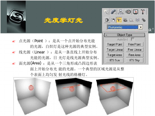 灯光设置及参数