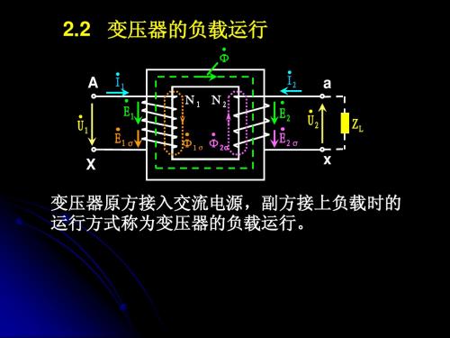 2.2 变压器的负载运行