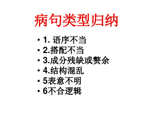 高三语文《句子成分解析 》教学课件