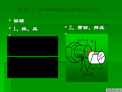 材料力学课件——扭转的强度与刚度计算