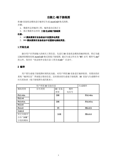 端子接线图说明