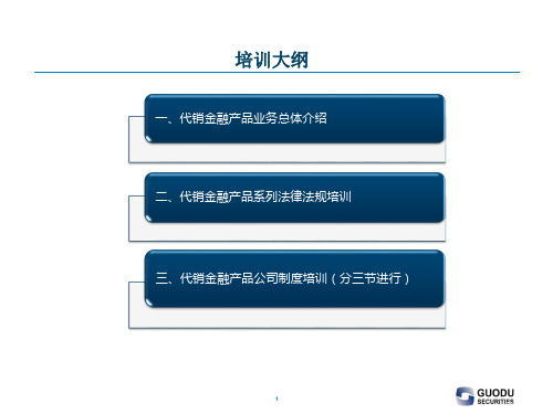 代销金融产品业务总体介绍课件