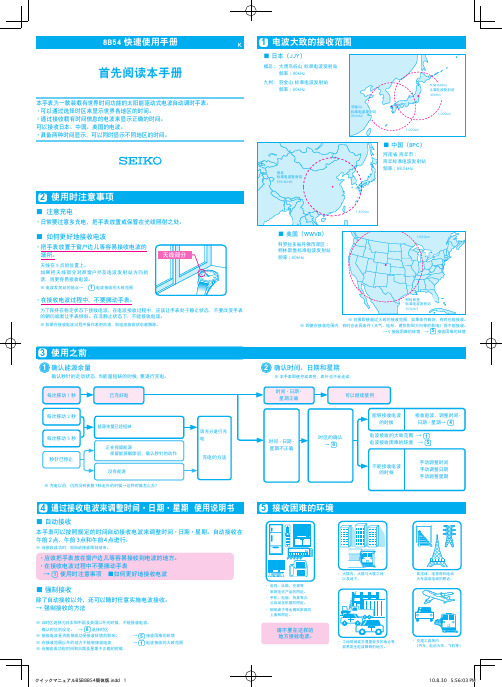 精工光波表中文使用说明书