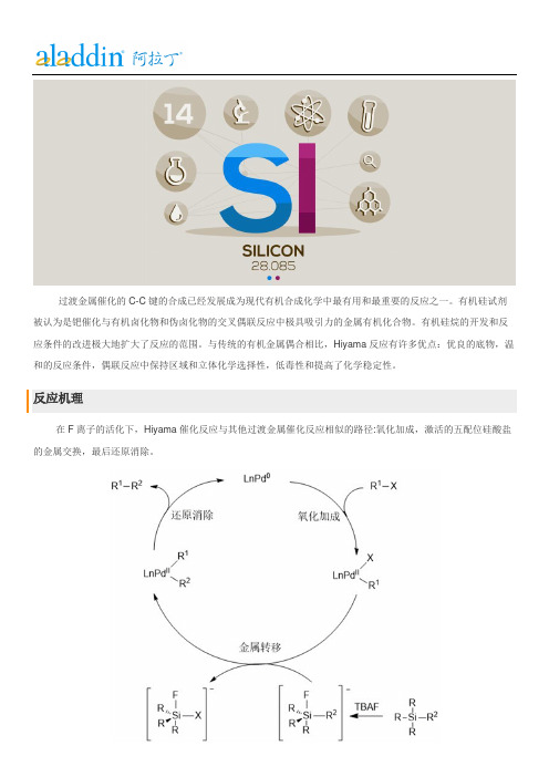 有机硅试剂参与Pd催化的交叉偶联反应及反应机理