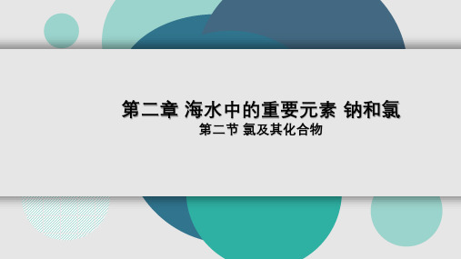 第二章第二节氯及其化合物课件-高一化学人教版(2019)必修第一册 