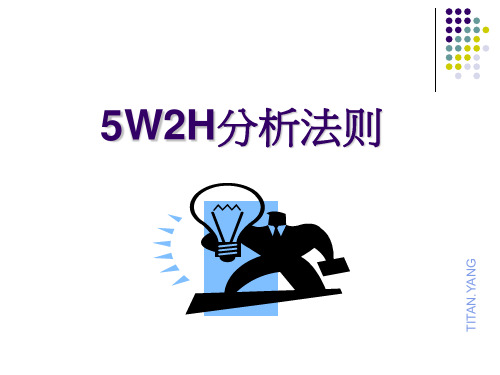 5W2H法则