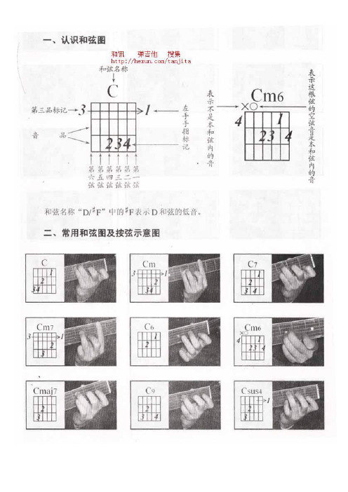 吉他常用和弦图