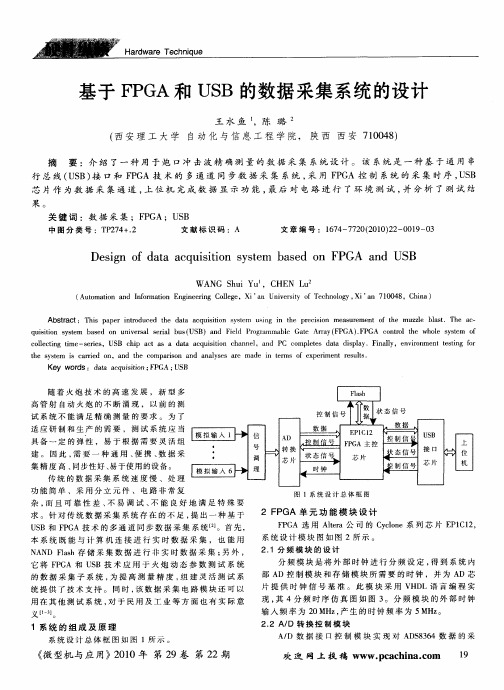 基于FPGA和USB的数据采集系统的设计