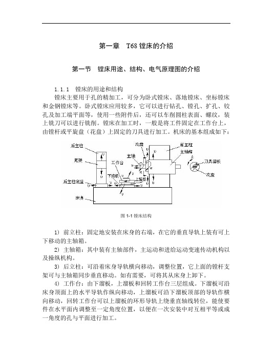 T68型卧式镗床的PLC的电气控制改造设计