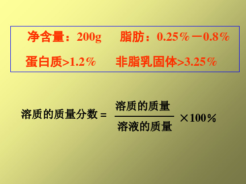 物质的量浓度评优课课件