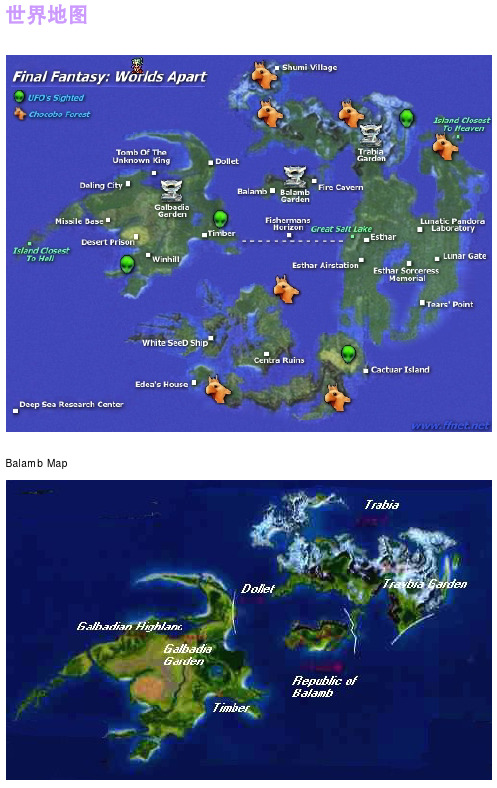 FF8 - 10.世界地图