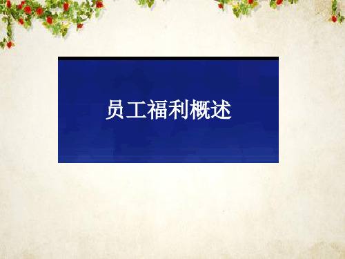 员工福利概述(ppt 55页)