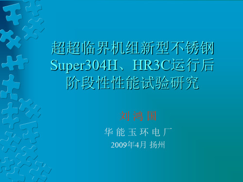 超超临界机组新型不锈钢HR3C_Super304H运行后阶段性性能评价..