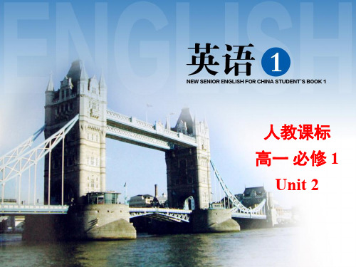 人教版高中英语必修一Unit2 English around the world  grammar 课件(共14张PPT)