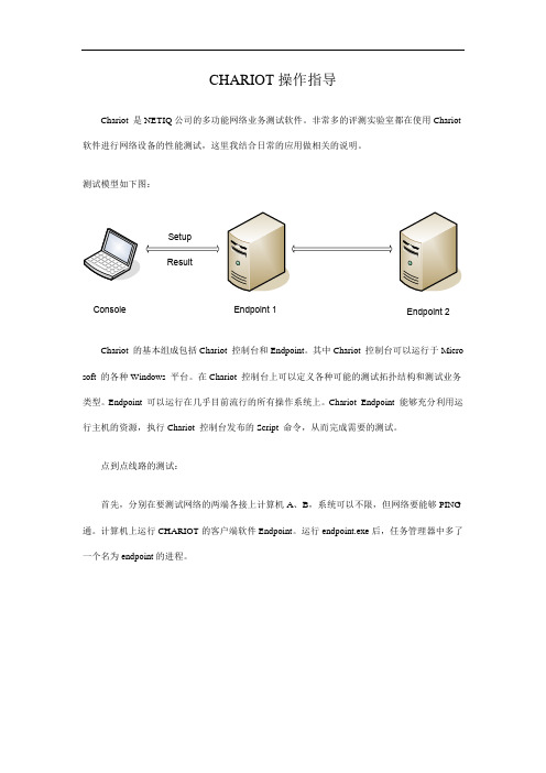 CHARIOT操作指导