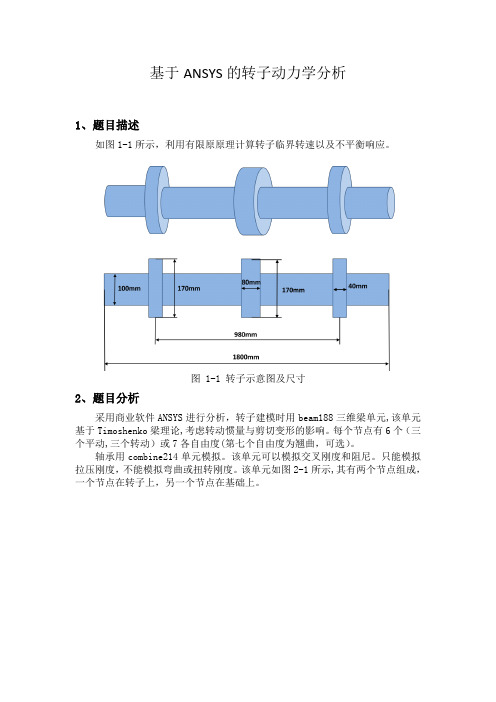 Ansys转子动力学