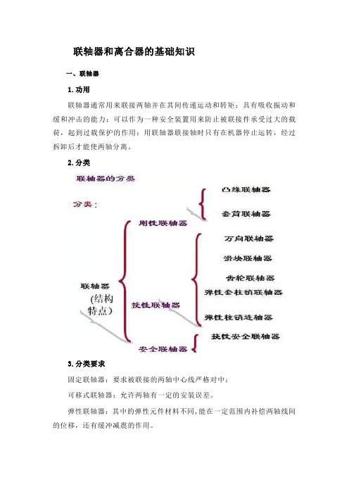 联轴器和离合器的基础知识