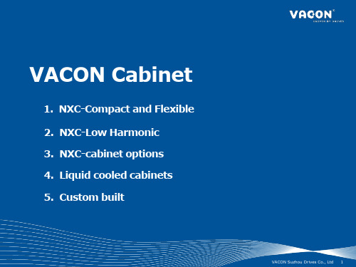 Vacon cabinets(伟肯柜机产品介绍)