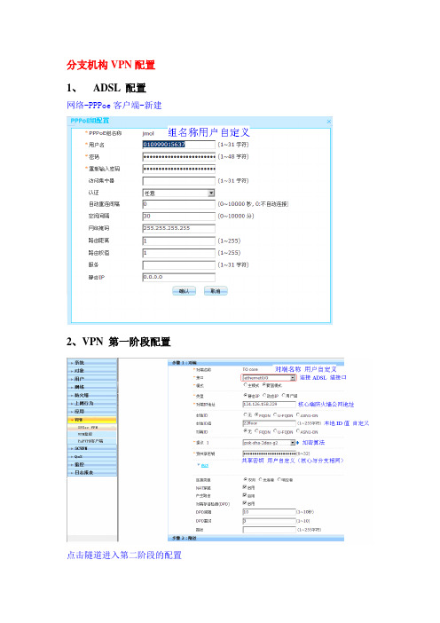 山石防火墙VPN 点对点配置