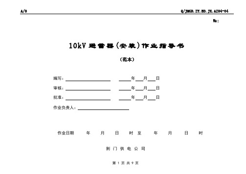 10KV避雷器04-04