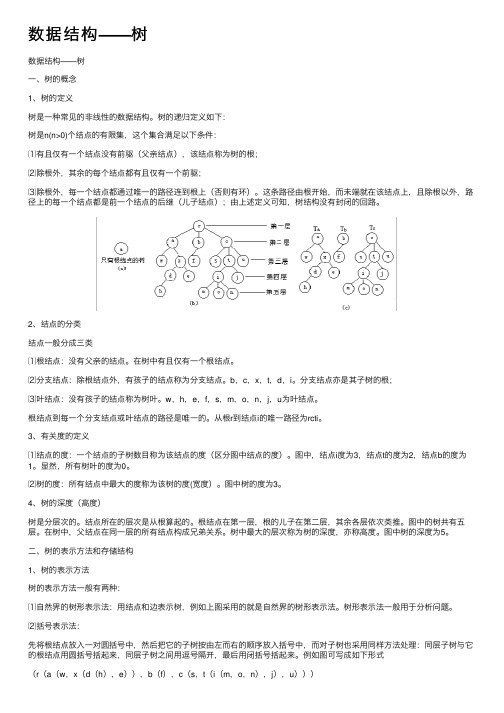 数据结构——树