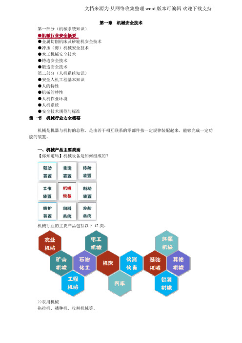 2020年注册安全工程师考试讲义安全技术