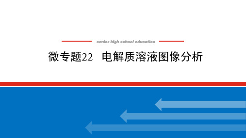 高考化学一轮复习电解质溶液图像分析课件(21张)